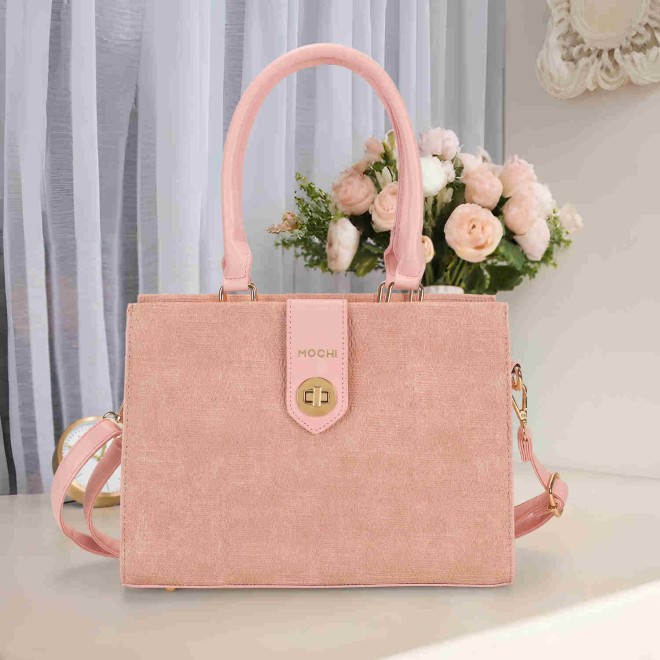 Women Pink Casual Satchels