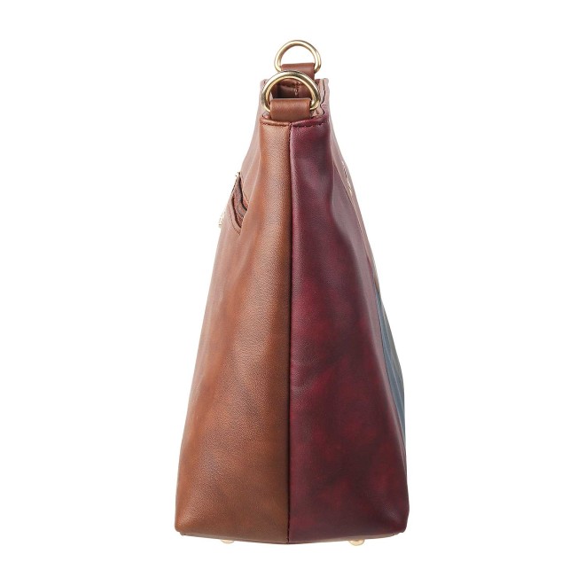 Mochi Women Brown Zip Top Sling (SKU: 66-7355-12-10)