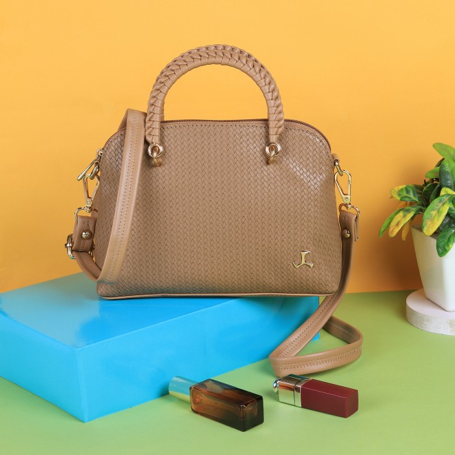 Women Dark-Beige Hand Bags Satchel Bags
