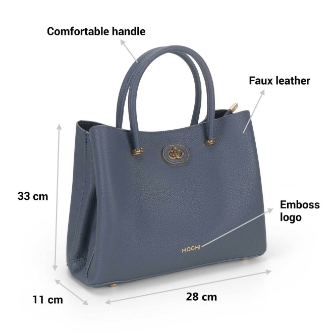 Mochi Women Blue Casual Satchels (SKU: 66-737-45-10)