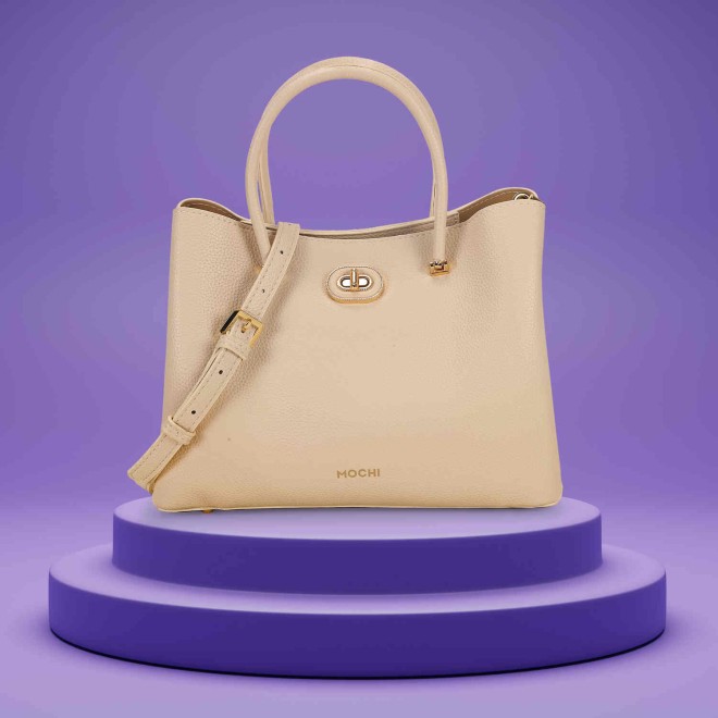 Mochi Women Off White Casual Satchels