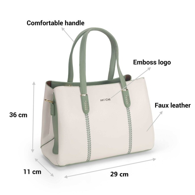 Mochi Women White Casual Satchels (SKU: 66-739-16-10)
