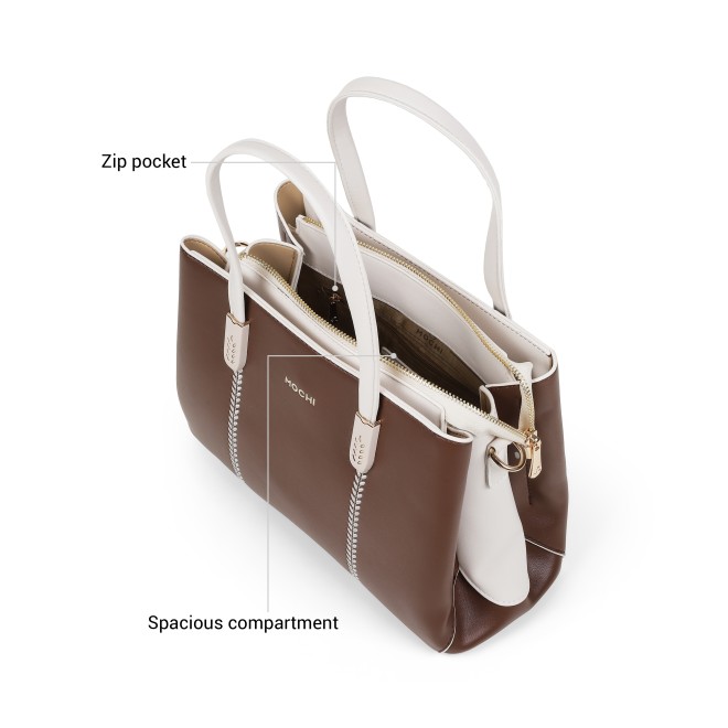 Mochi Women Brown Satchel Bag (SKU: 66-739-12-10)