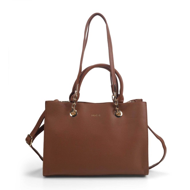 Mochi Women Brown Casual Tote Bag (SKU: 66-740-12-10)