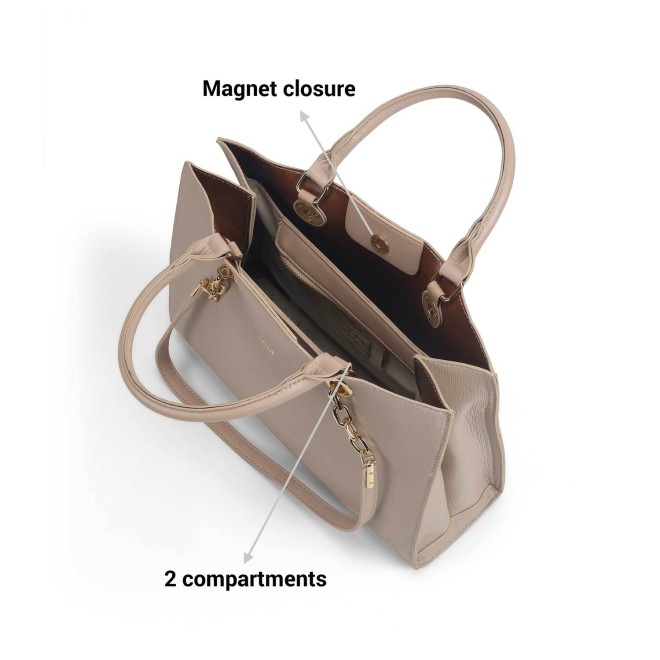 Mochi Women Off White Casual Tote Bag (SKU: 66-740-66-10)