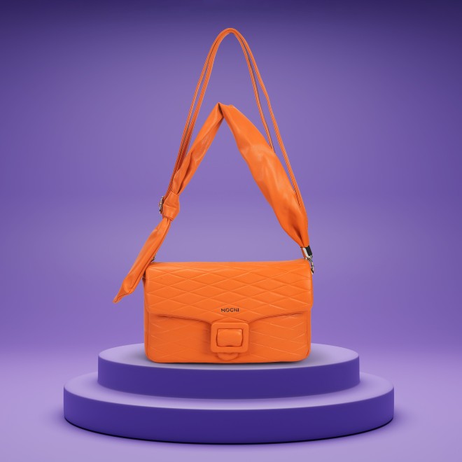 Mochi Women Orange Shoulder Bag