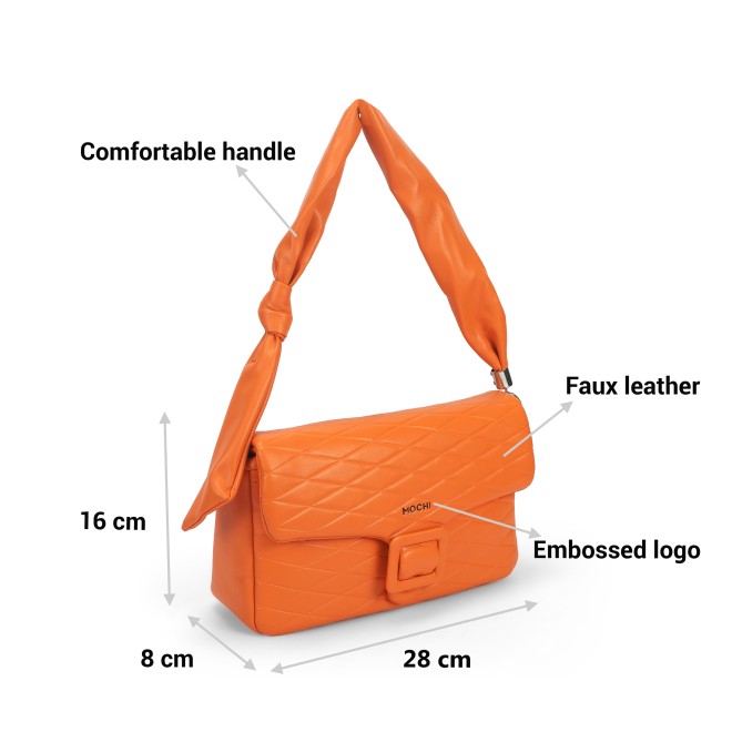 Mochi Women Orange Shoulder Bag (SKU: 66-747-25-10)