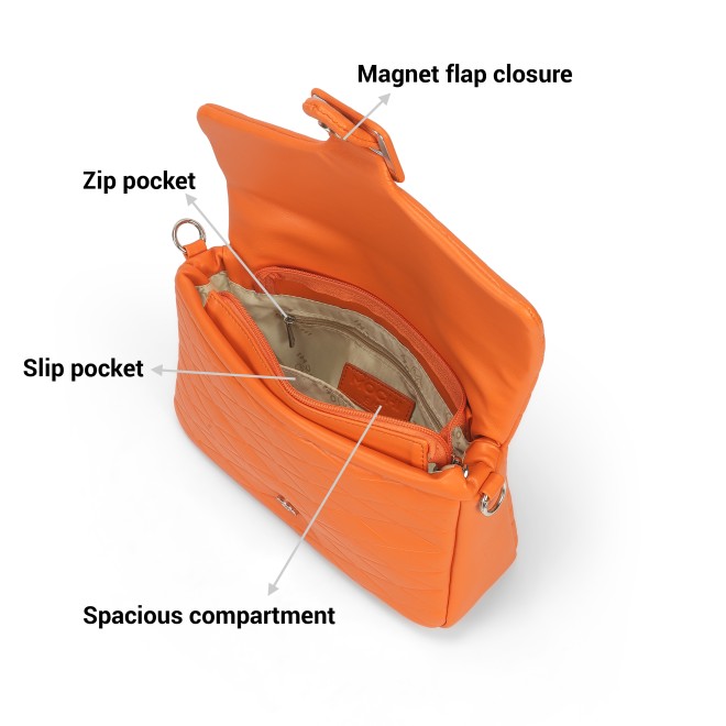 Mochi Women Orange Shoulder Bag (SKU: 66-747-25-10)