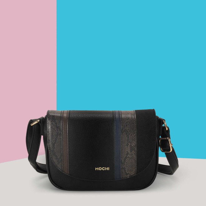Mochi Women Black Casual Sling Bag