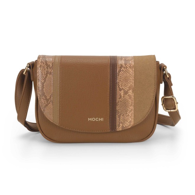 Mochi Women Brown Casual Sling Bag (SKU: 66-749-12-10)