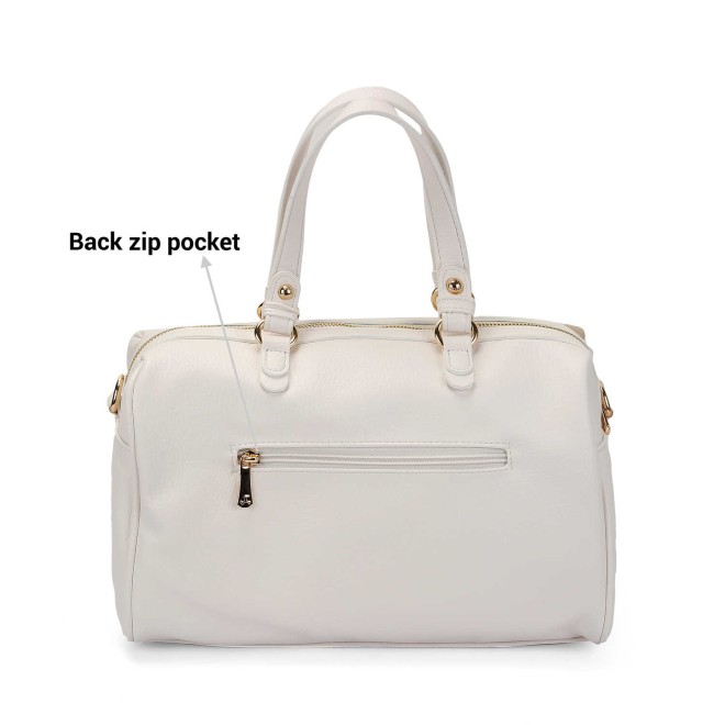 Mochi Women Off White Casual Shoulder Bag (SKU: 66-750-66-10) Mochi Women Off White Casual Shoulder Bag (SKU: 66-750-66-10)