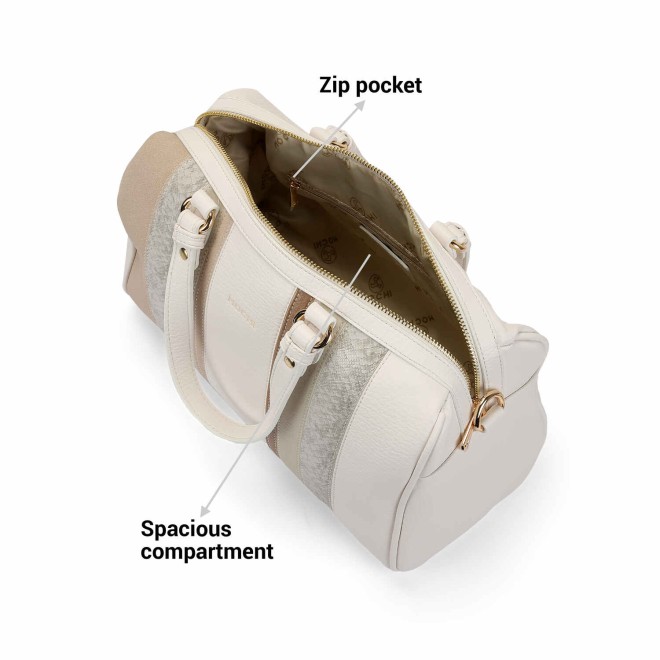 Mochi Women Off White Casual Shoulder Bag (SKU: 66-750-66-10) Mochi Women Off White Casual Shoulder Bag (SKU: 66-750-66-10)