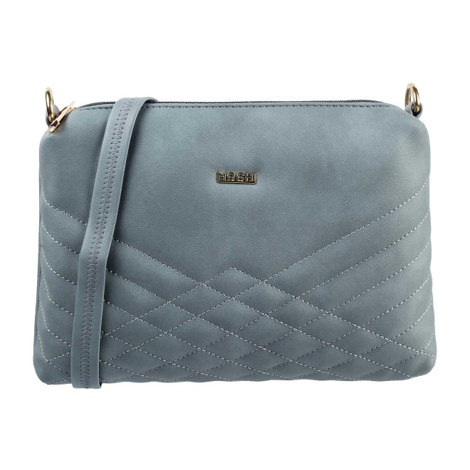 Mochi Women Grey Zip Top Sling (SKU: 66-7549-14-10)