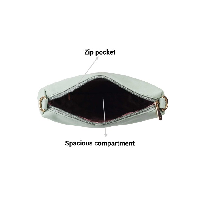 Mochi Women Light-green Sling Bag (SKU: 66-7549-60-10)