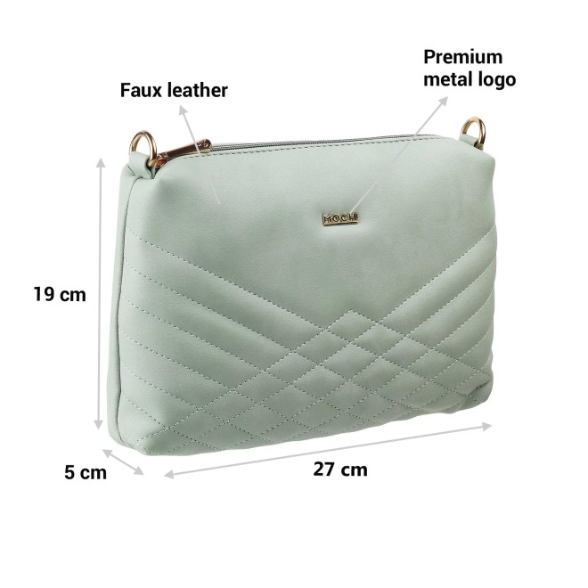 Mochi Women Light-green Sling Bag (SKU: 66-7549-60-10)