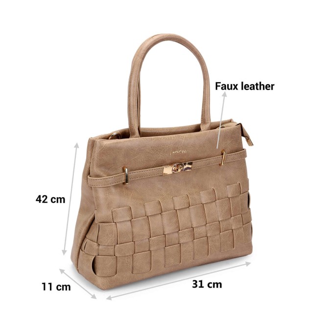 Mochi Women Beige Casual Shoulder Bag (SKU: 66-755-20-10)