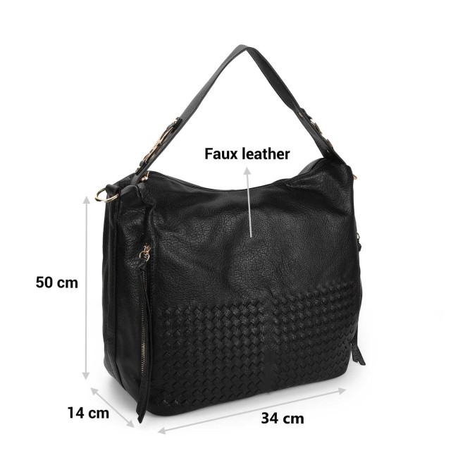 Mochi Women Black Casual Shoulder Bag (SKU: 66-760-11-10)