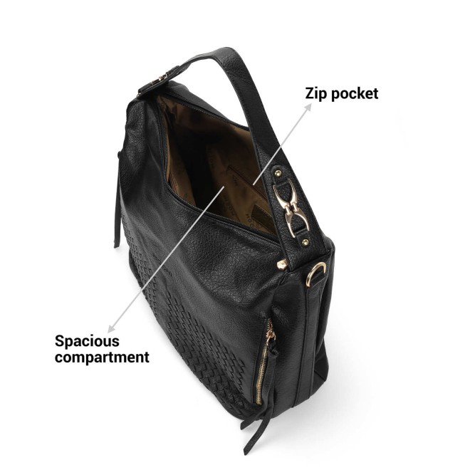 Mochi Women Black Casual Shoulder Bag (SKU: 66-760-11-10)