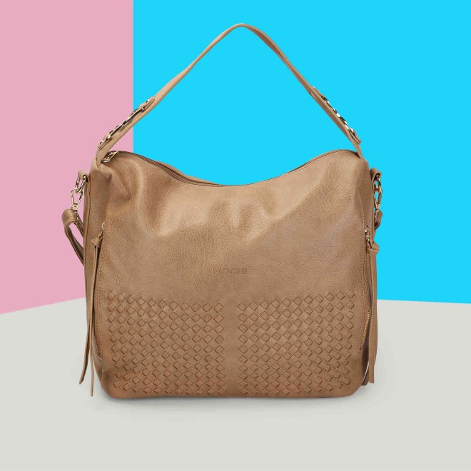 Women Beige Casual Shoulder Bag