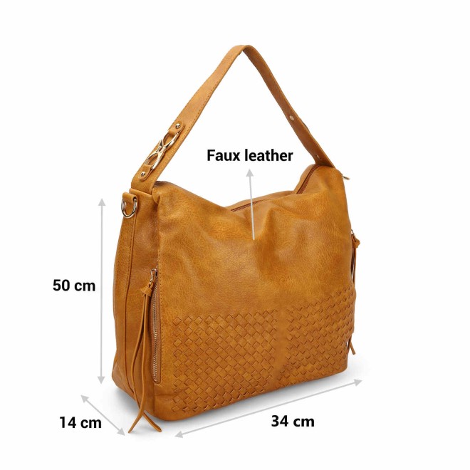 Mochi Women Yellow Casual Shoulder Bag (SKU: 66-760-33-10)