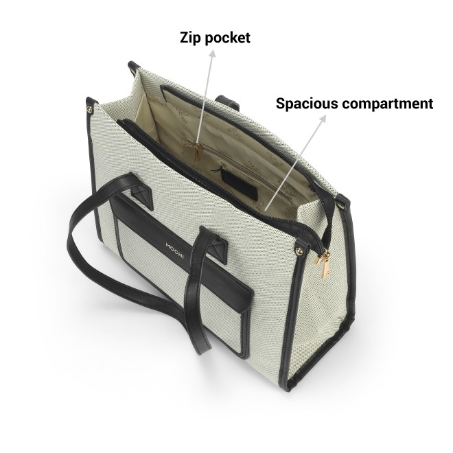 Mochi Women Black Tote Bag (SKU: 66-761-11-10)