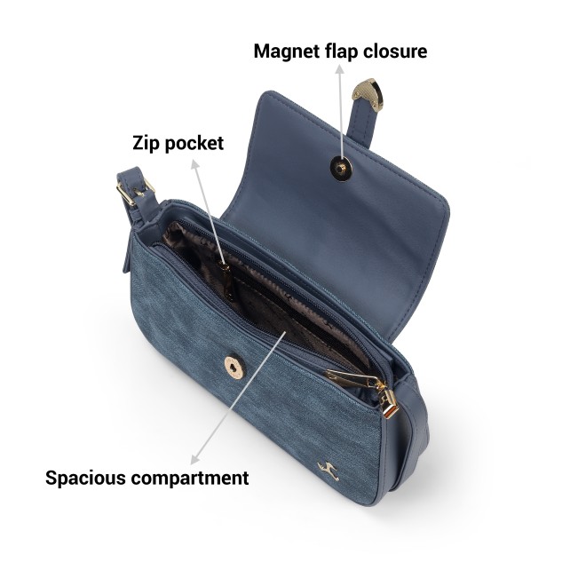 Mochi Women Blue Hand Bags Shoulder Bag (SKU: 66-763-45-10)