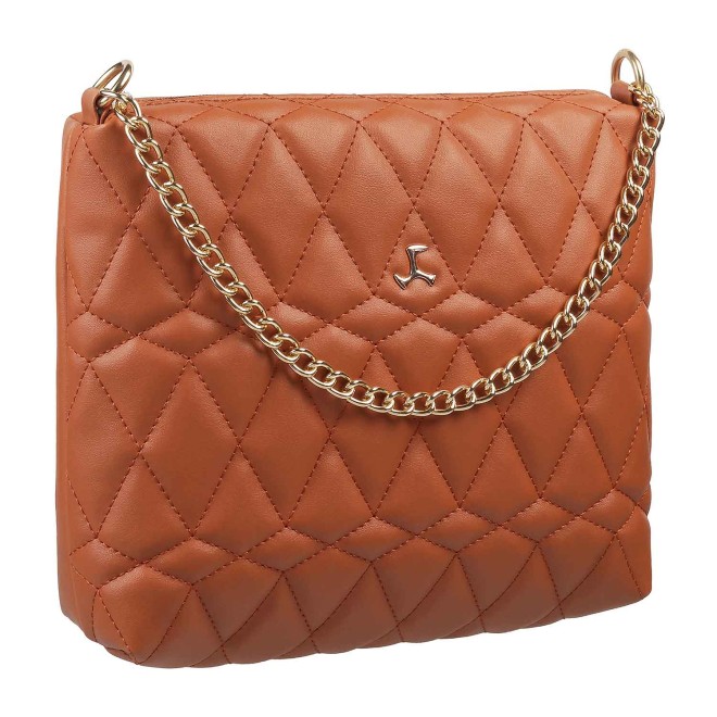 Mochi Women Tan Zip Top Sling (SKU: 66-7673-23-10)