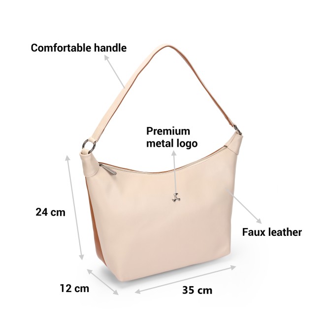 Mochi Women Beige Hand Bags Shoulder Bag (SKU: 66-772-20-10)