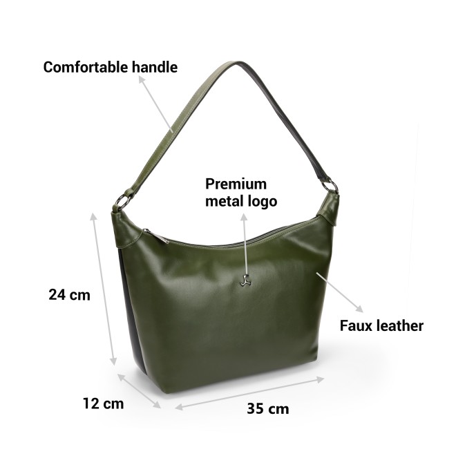 Mochi Women Green Hand Bags Shoulder Bag (SKU: 66-772-21-10)