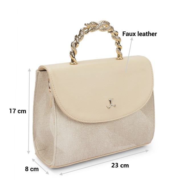 Mochi Women Beige Satchel Bag (SKU: 66-774-20-10)