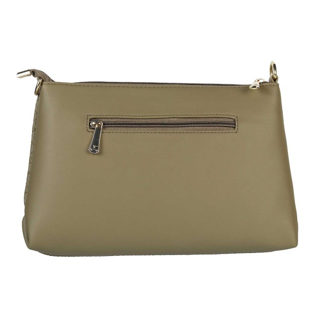 Mochi Women Khaki Zip Top Sling (SKU: 66-7751-62-10)
