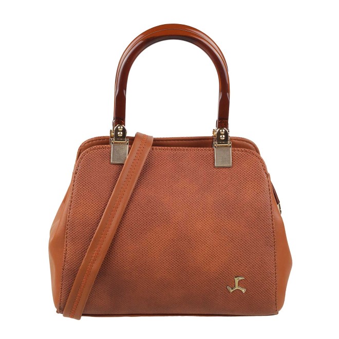 Mochi Women Tan Satchel Bag