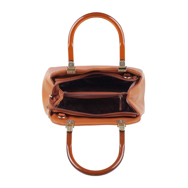 Mochi Women Tan Satchel Bag (SKU: 66-7777-23-10)