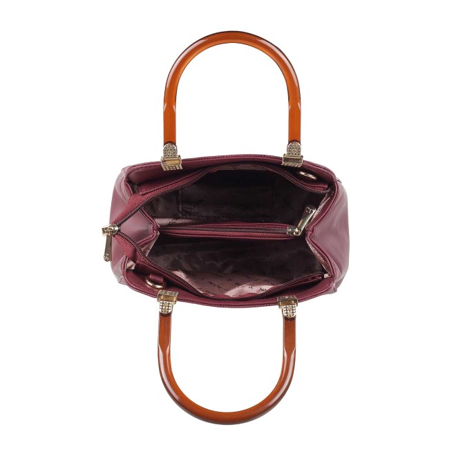 Mochi Women Maroon Satchel Bag (SKU: 66-7777-44-10)