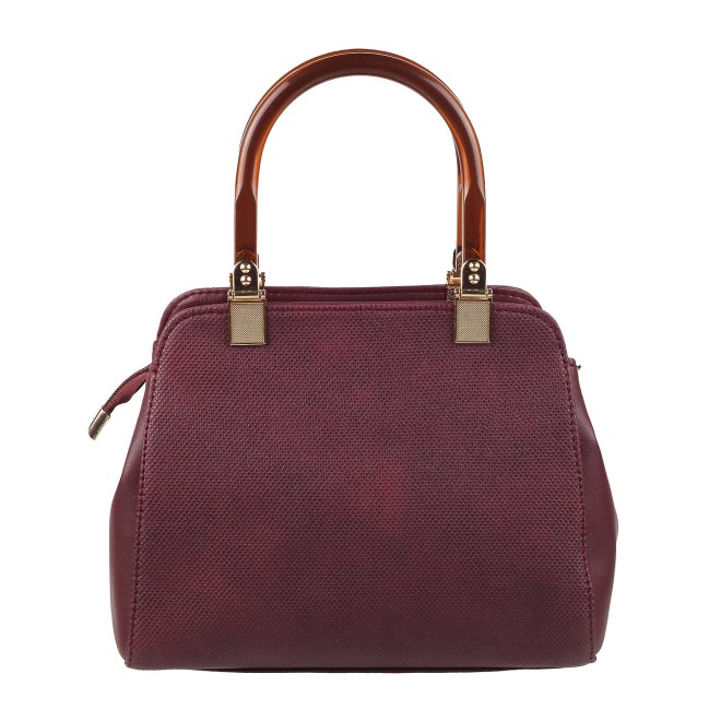 Mochi Women Maroon Satchel Bag (SKU: 66-7777-44-10)