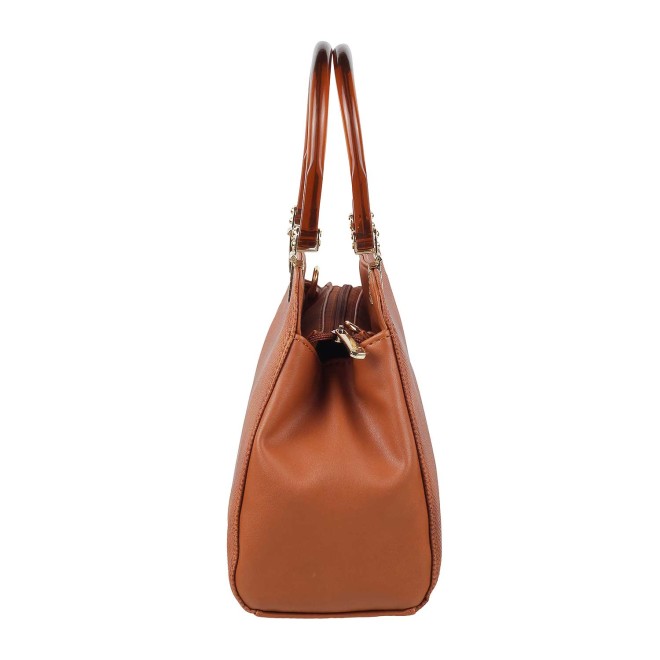 Mochi Women Tan Satchel Bag (SKU: 66-7777-23-10)