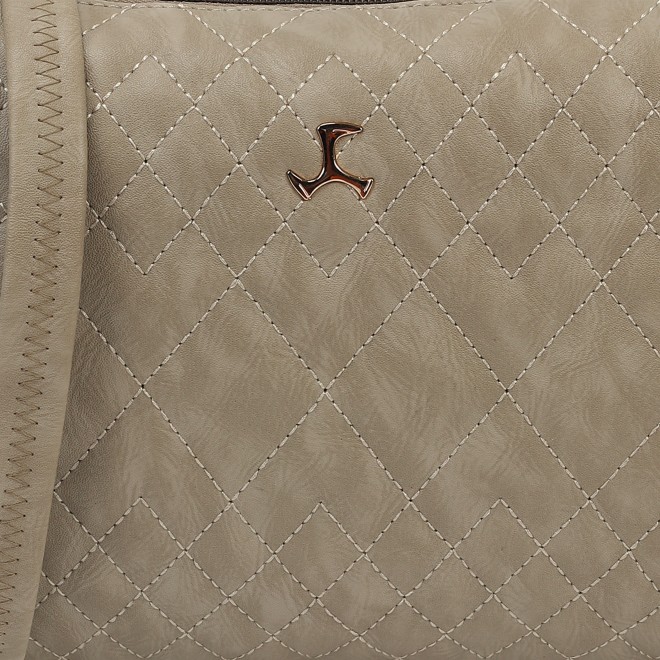Mochi Women Beige Hand Bags Zip Top Sling (SKU: 66-781-20-10)