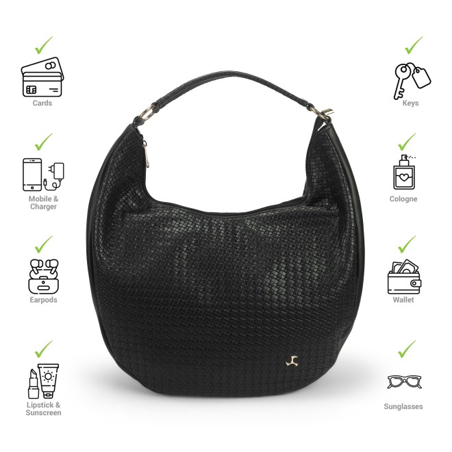 Mochi Women Black Hobo Bag (SKU: 66-787-11-10)