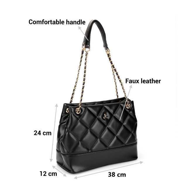 Mochi Women Black Hand Bags Shoulder Bag (SKU: 66-797-11-10)