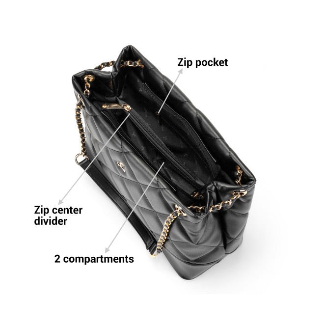 Mochi Women Black Hand Bags Shoulder Bag (SKU: 66-797-11-10)