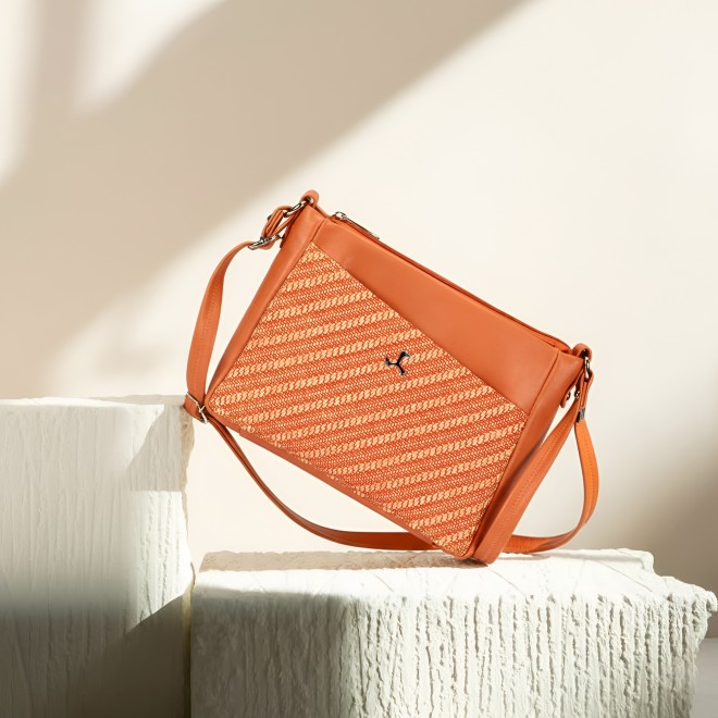 Mochi Women Orange Sling Bag