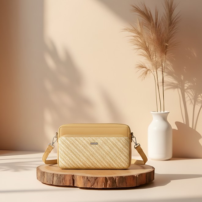 Mochi Women Yellow Sling Bag