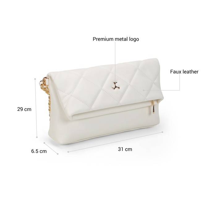 Mochi Women White Sling Bag (SKU: 66-804-16-10)
