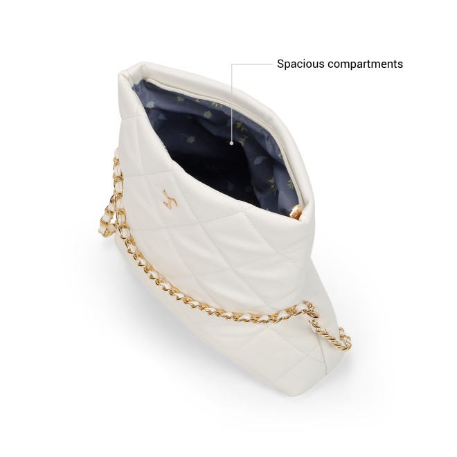 Mochi Women White Sling Bag (SKU: 66-804-16-10)