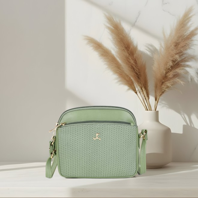Mochi Women Green Sling Bag