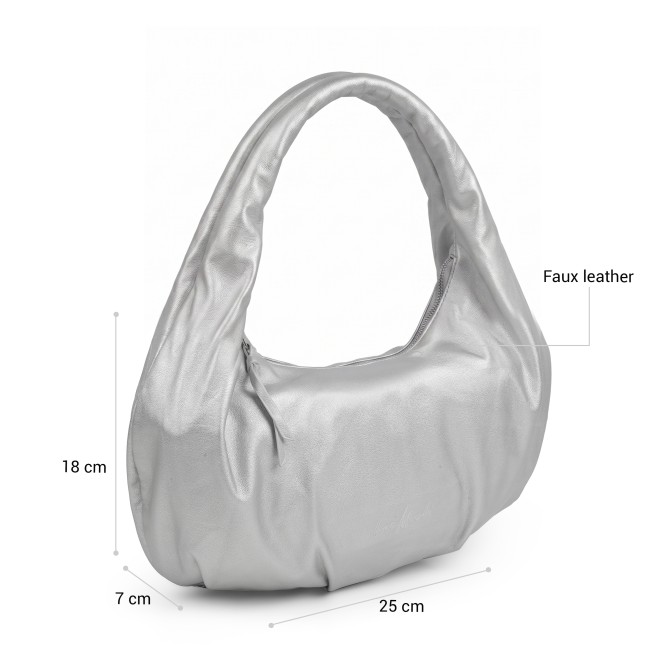 Mochi Women Silver Hobo Bag (SKU: 66-830-27-10)
