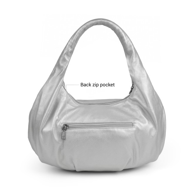 Mochi Women Silver Hobo Bag (SKU: 66-830-27-10)