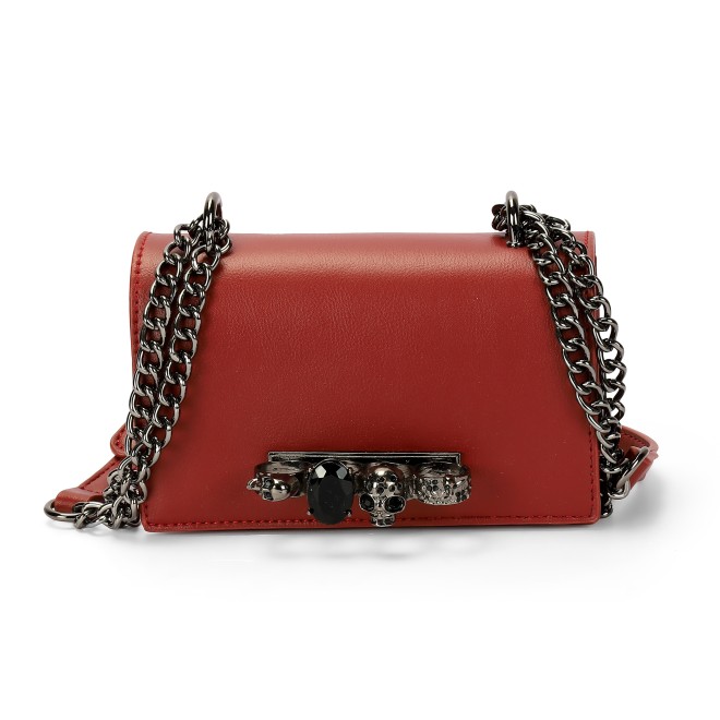 Mochi Women Maroon Sling Bag (SKU: 66-833-44-10) Mochi Women Maroon Sling Bag (SKU: 66-833-44-10)