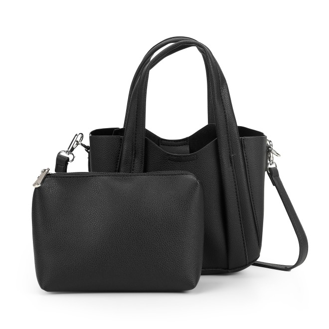 Mochi Women Black Satchel Bag (SKU: 66-837-11-10) Mochi Women Black Satchel Bag (SKU: 66-837-11-10)