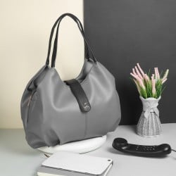 Mochi Women Grey Casual Shoulder Bag